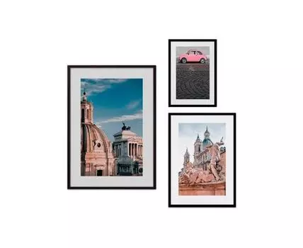 Набор постеров Рим №23 (Бежевый)