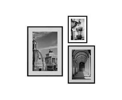 Набор постеров Рим №30 (Белый)