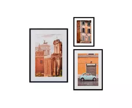 Набор постеров Рим №39 (Бежевый)
