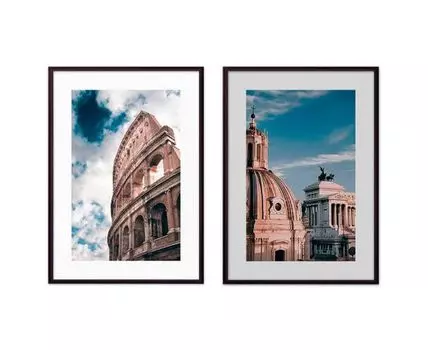 Набор постеров Рим №6 (Голубой)