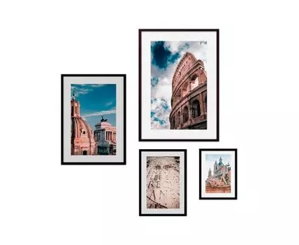 Набор постеров Рим №74 (Голубой)