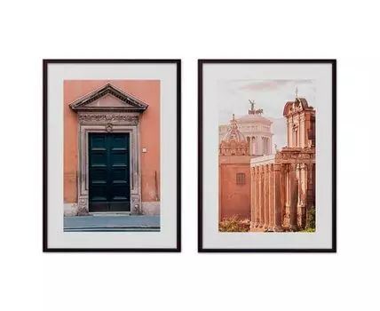 Набор постеров Рим №7 (Бежевый)