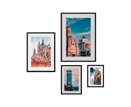 Набор постеров Рим №85 (Голубой)