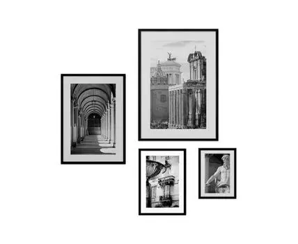 Набор постеров Рим №90 (Белый)