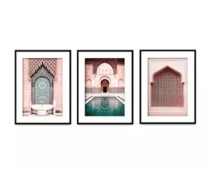 Набор постеров Восток №5 (Коричневый, 30)