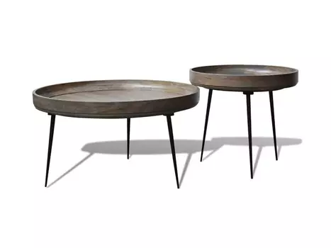 Набор столиков из массива, платина