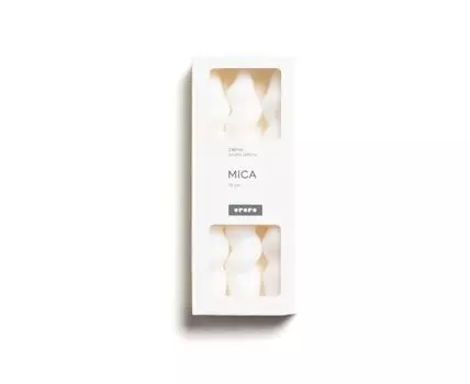 Набор свечей Mica 3 шт, белый