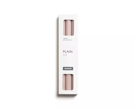 Набор свечей Plain 25 см 3 шт, серый
