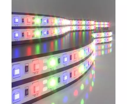 Набор светодиодной ленты 12V 14,4W 60Led 5050 IP20 RGB, 5м