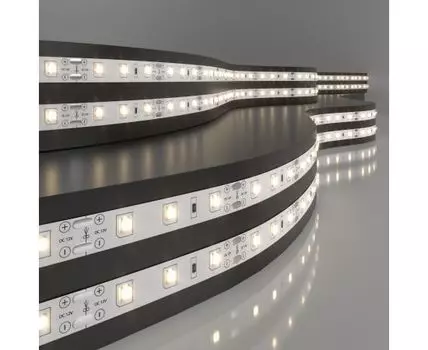 Набор светодиодной ленты 12V 4,8W 60Led 2835 IP20 теплый белый, 5м
