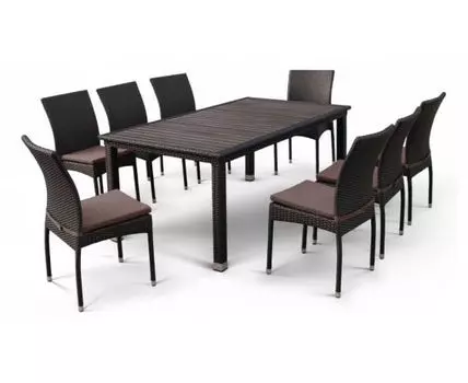 Набор уличный T347/Y380A-W53 Brown 8PCS