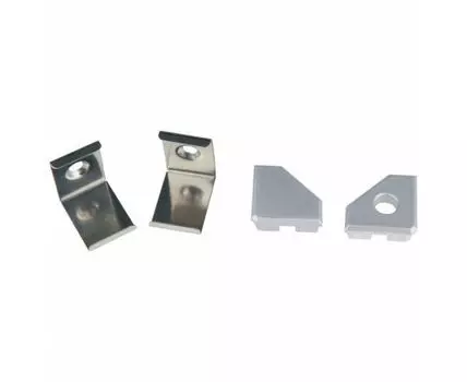 Набор заглушек и скоб для профиля Uniel UFE-N03 SILVER A POLYBAG UL-00000623