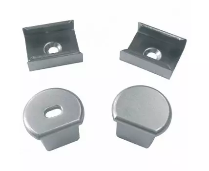 Набор заглушек и скоб для профиля Uniel UFE-N07 SILVER A POLYBAG UL-00000627