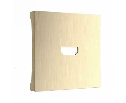 Накладка для HDMI Werkel шампань рифленый WL10-HDMI-CP (шампань рифленый)