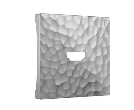 Накладка для розетки HDMI (серебряный) Hummer