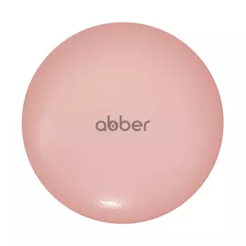 Накладка на слив для раковины ABBER AC0014MP розовая матовая, керамика