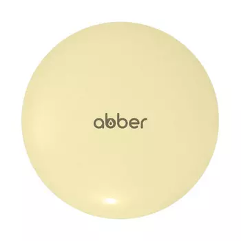 Накладка на слив для раковины ABBER AC0014MY желтая матовая, керамика