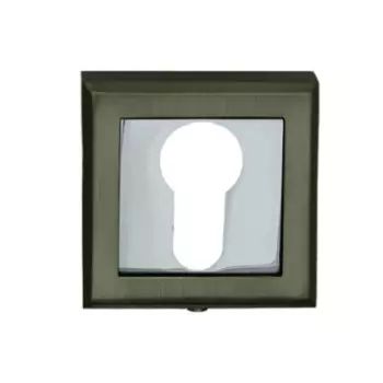 Накладка под ключ квадр. PALIDORE Черный никель / хром