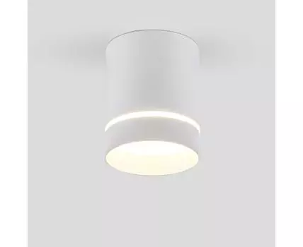 Накладной акцентный светодиодный светильник DLR021 9W 4200K белый матовый