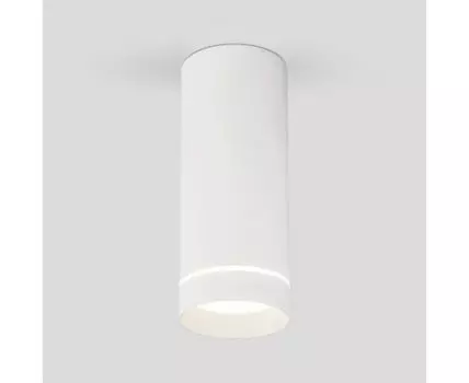 Накладной акцентный светодиодный светильник DLR022 12W 4200K белый матовый