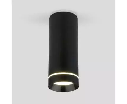 Накладной акцентный светодиодный светильник DLR022 12W 4200K черный матовый