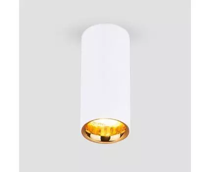 Накладной акцентный светодиодный светильник DLR030 12W 4200K белый матовый/золото