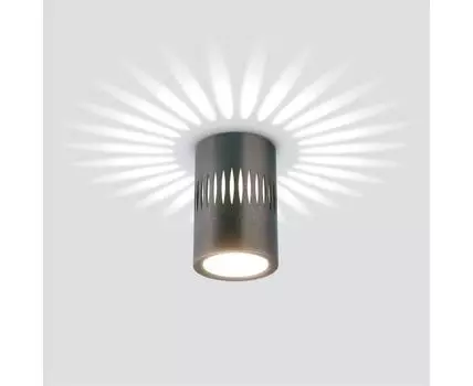 Накладной светильник Elektrostandard светодиодный с подсветкой графит