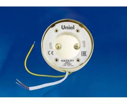 Накладной светильник Uniel Prom GX53/FT GOLD 10 PROM