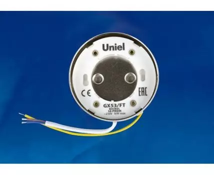 Накладной светильник Uniel Prom GX53/FT NICKEL 10 PROM