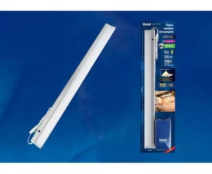 Накладной светильник Uniel Silver ULI-F41-9,5W4200K/DIM SENSOR IP20 SILVER