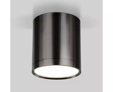 Накладной светодиодный светильник DLR024 6W 4200K Черный жемчуг