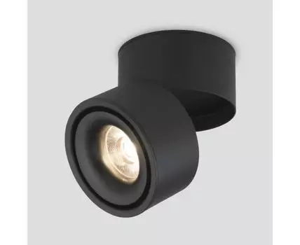 Накладной светодиодный светильник DLR031 15W 4200K 3100 черный матовый