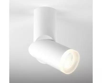 Накладной светодиодный светильник DLR036 12W 4200K белый матовый