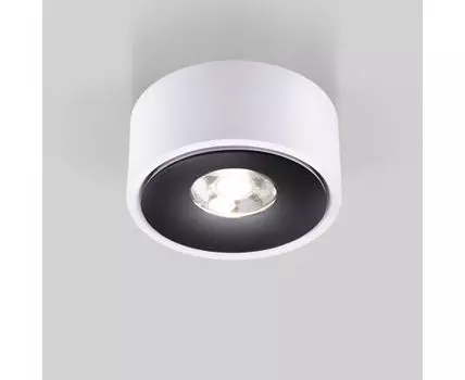 Накладной светодиодный светильник Glide 25100/LED 8W 4200K белый/чёрный