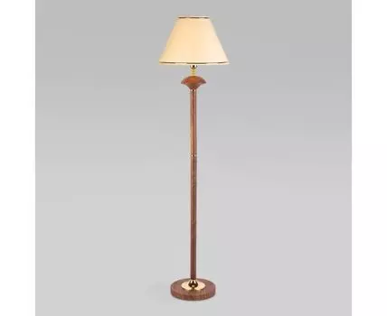 Напольный светильник с абажуром 01086/1 орех