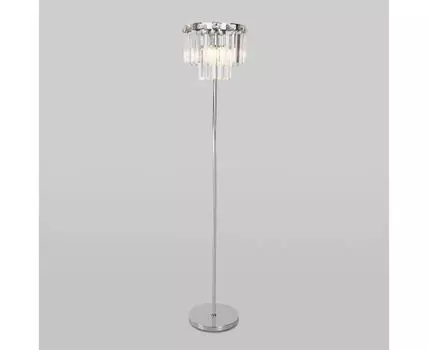 Напольный светильник с хрусталем 01137/3 хром