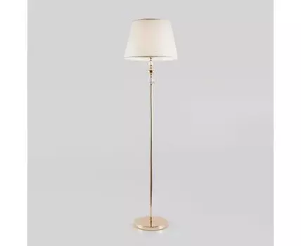 Напольный светильник с тканевым абажуром 01072/1 золото