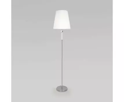 Напольный светильник с тканевым абажуром 01146/1 хром