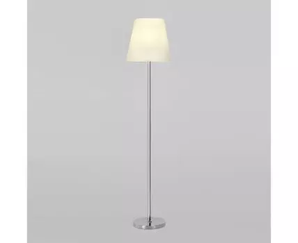 Напольный светильник с тканевым абажуром 01166/1 хром