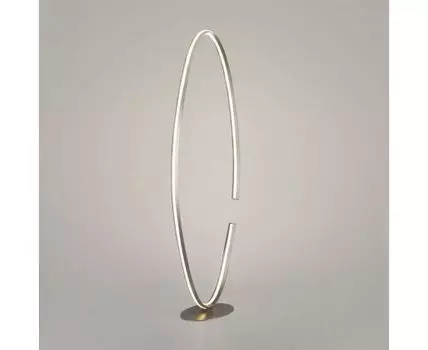 Напольный светодиодный светильник в стиле минимализм 80415/1 сатин-никель