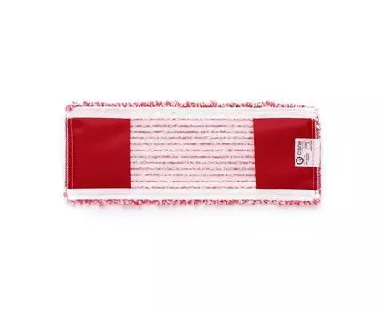 Насадка для швабры плоская (красный, белый)