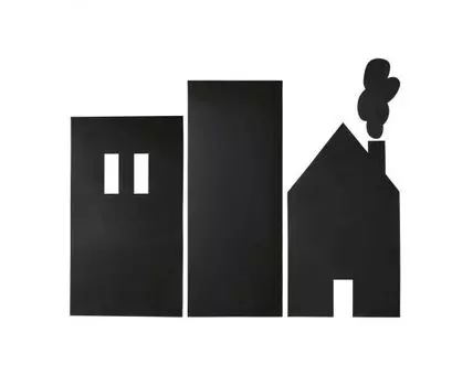 Настенная наклейка Nisi в виде зданий 115 x 145 см