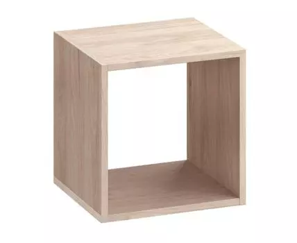 Настенная полка Куба-1 (30, 30, Квадратные, Светлое дерево, 30)