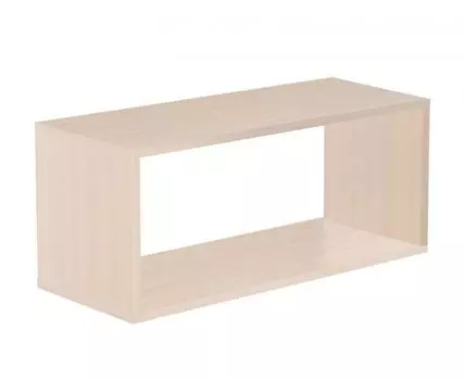 Настенная полка Куба-2 (30, 30, Книжные, Светлое дерево, 60)