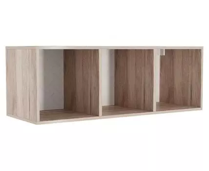 Настенная полка Лайк (36, 27, Книжные, Светлое дерево, 1048 мм)