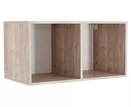 Настенная полка Лайк (36, 27, Книжные, Светлое дерево, 704 мм)