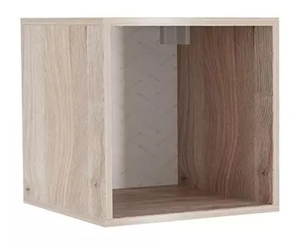 Настенная полка Лайк (36, 27, Квадратные, Светлое дерево, 360 мм)