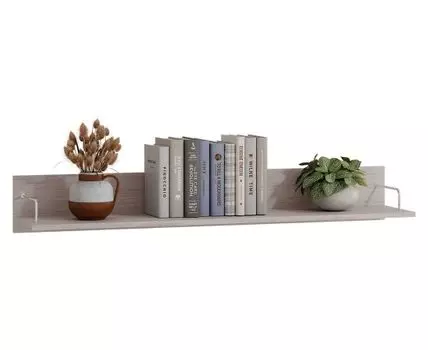 Настенная полка Монако (18.4, 27.2, Книжные, Светлое дерево, 130)