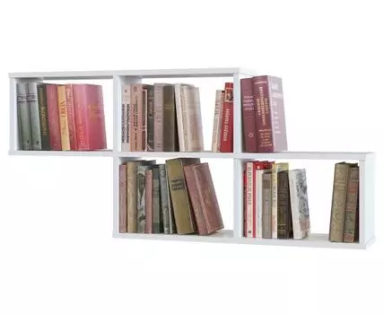 Настенная полка ПК-3 (52, 19.6, Книжные, Белый, 115)
