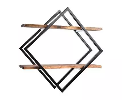 Настенная полка Рум (40/71, 15, Дизайнерские, Светлое дерево, 707 мм)